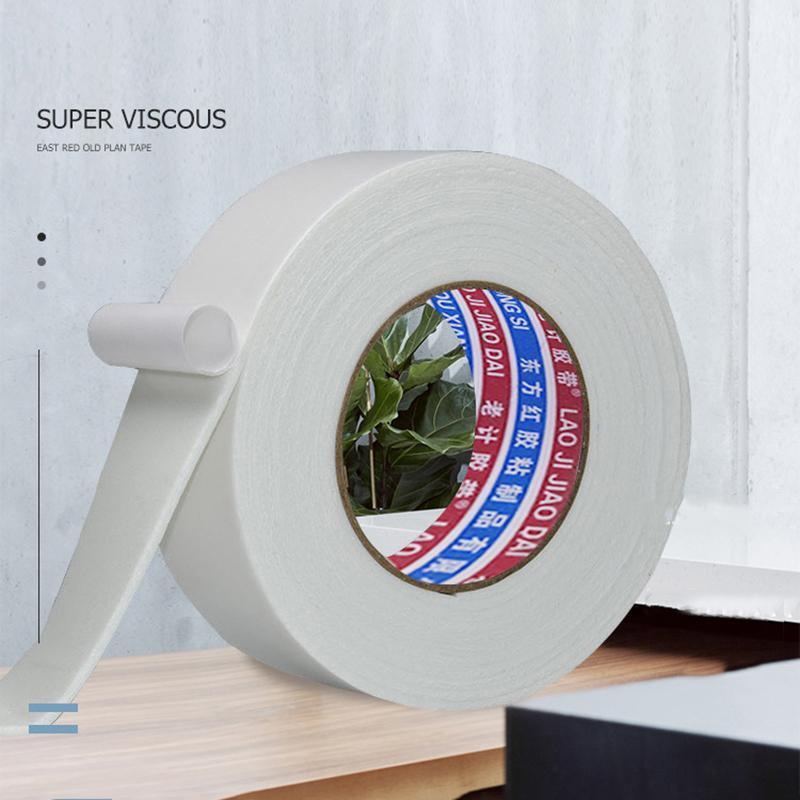 Double Sided White PE Foam Sticky Tape Mounting DIY Craft Strong Adhesive 2.5m - 40mm*2.5m