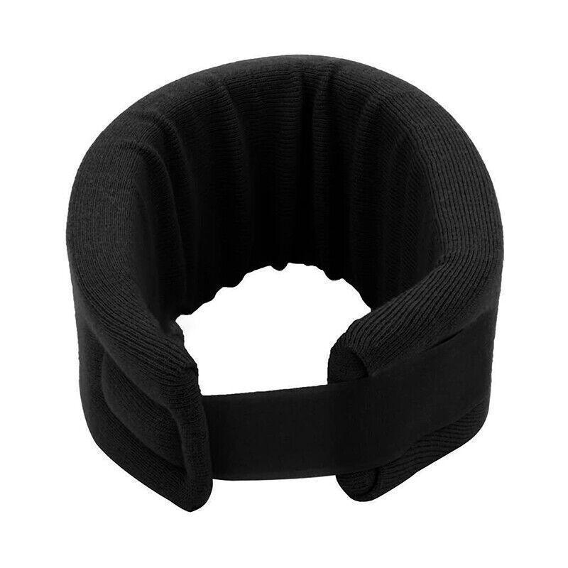 Soft Foam Neck Support Brace Cervical Device Collar Pain Traction Relief Black - L