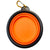 Collapsible Silicone Pet Bowl for Cat Dog Portable Food and Water Feeder - Black