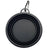 Collapsible Silicone Pet Bowl for Cat Dog Portable Food and Water Feeder - White