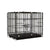 Metal Dog Crate Pet Cage with Divider for Puppies Cats Kennel Indoor Pet House - Large-Blue