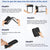 Portable Folding Camping Chair Handbag Stool Lightweight Outdoor Folding Tools - Khaki