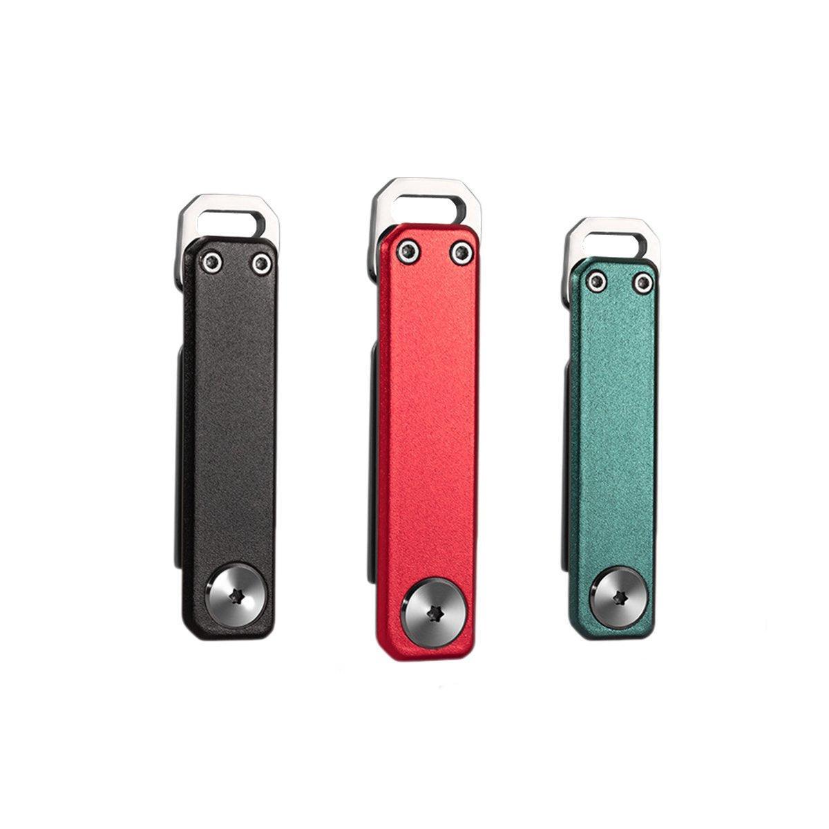 Multifunctional Folding Knife Case Opener Portable Bottle Opener EDC Tool Kit - Green