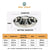 Stainless Steel Pet Bowl Slow Feeder Dish Puppy Dog Cat Food Feeding Weaning Bowl - M