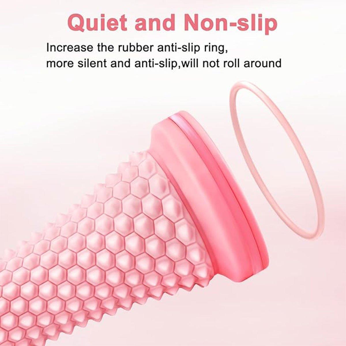 Foot Massage Roller Yoga Trainer Muscle Relaxation Plantar Fascia Relief Fitness - Grey