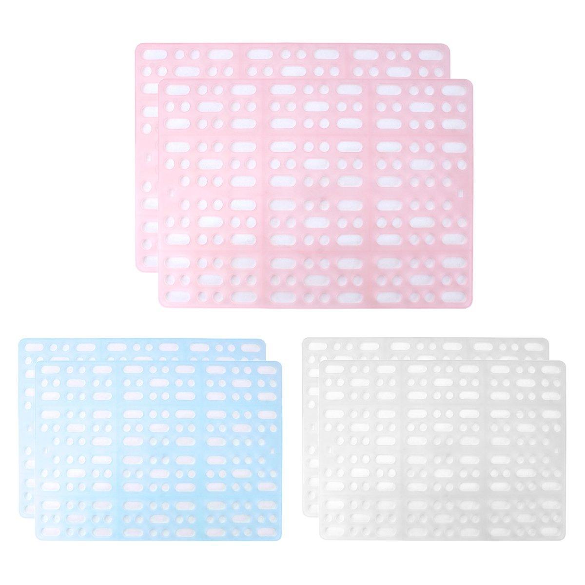 2pcs Rabbit Foot Mat Large Plastic Cage Mat for Guinea Pig Pet Cage Accessories - Blue