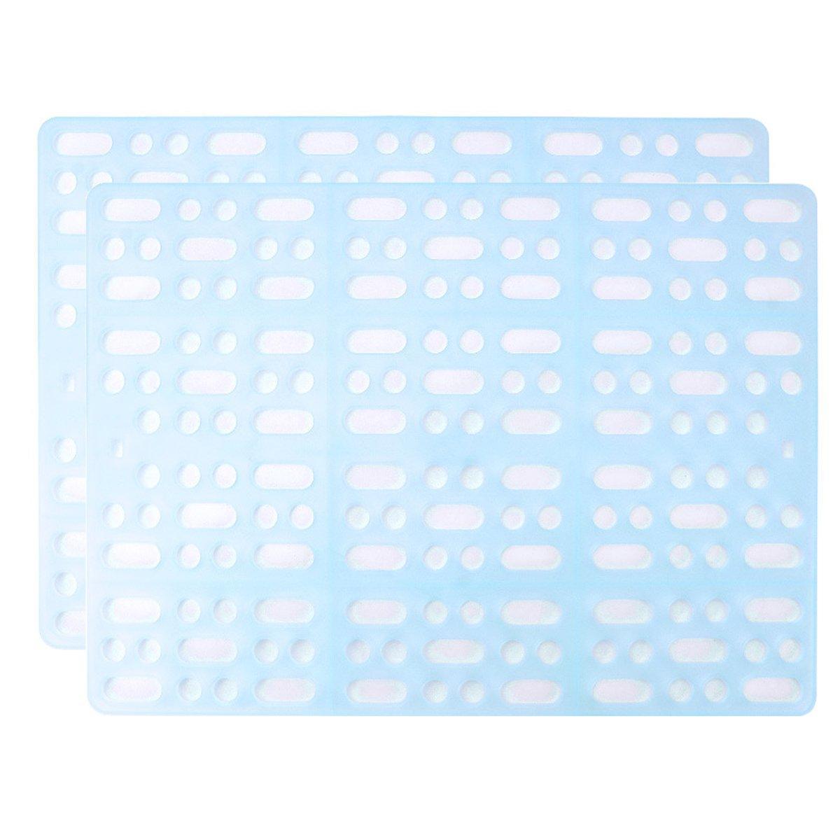 2pcs Rabbit Foot Mat Large Plastic Cage Mat for Guinea Pig Pet Cage Accessories - White