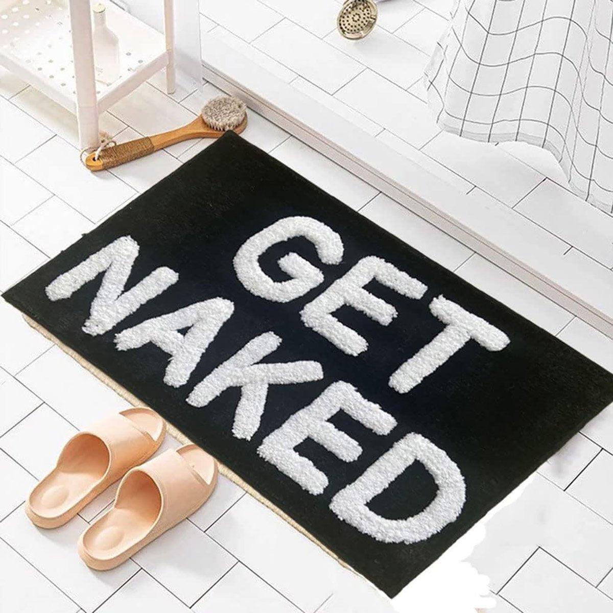 Non Slip Absorbent Bathroom Floor Mat Soft Washable Door Rug Home Decor
