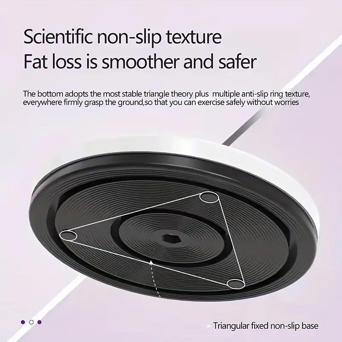 Waist Twisting Disc Abdominal Exercise Board for Home Gym and Yoga Fitness Training - Purple