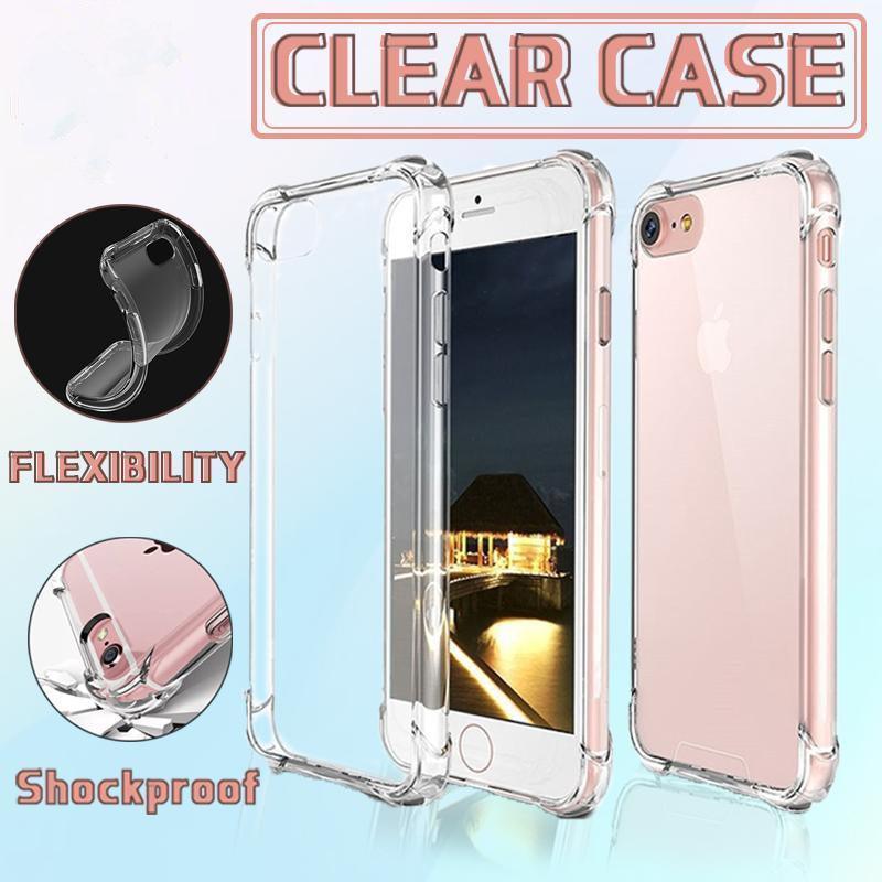 Shockproof Iphone 13 12 11 Pro Max Xs X 8 7 Soft Gel Clear Case Cover For Apple - For iphone 12 Pro