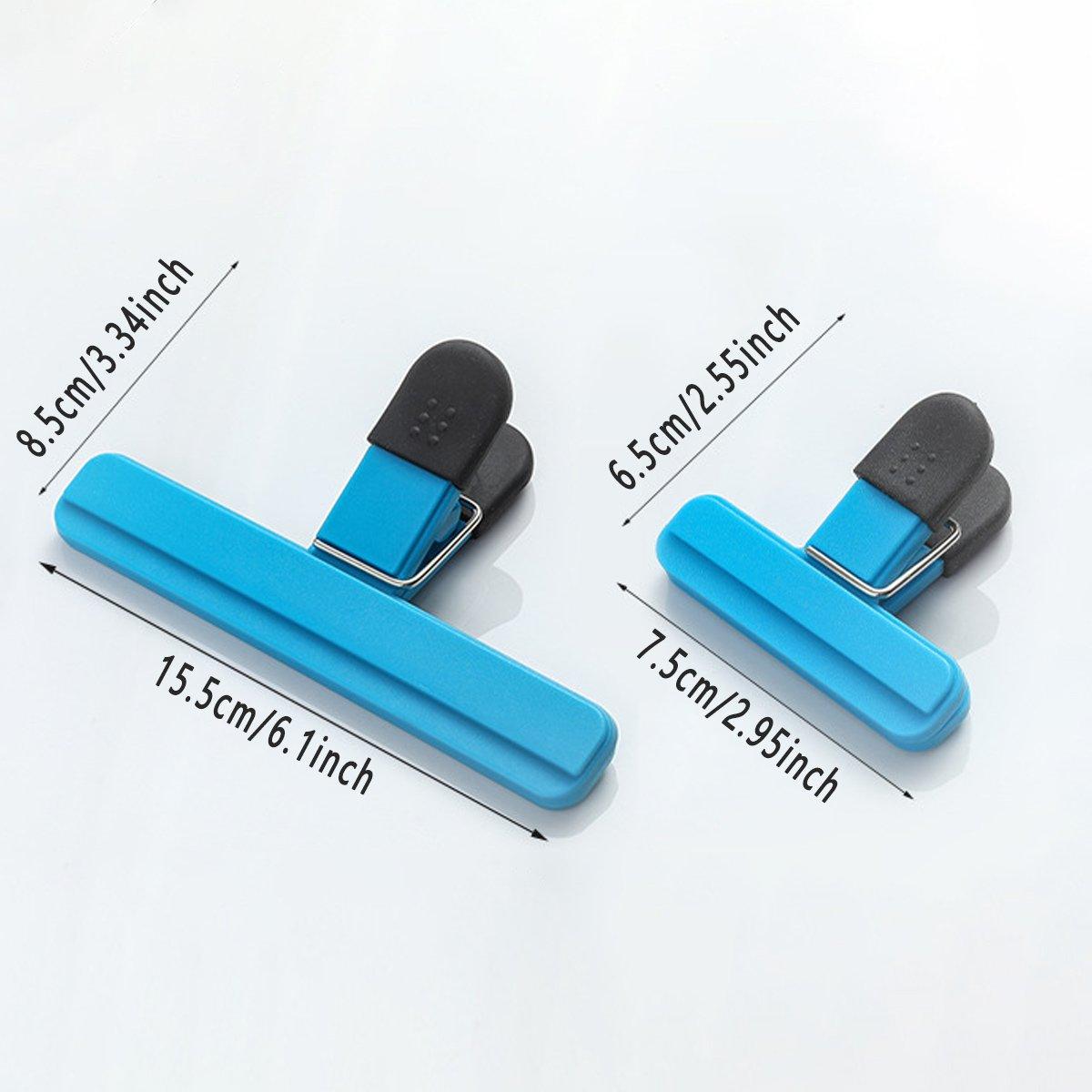 12pcs Plastic Bag Clips Food Storage Sealing Clips Snack Sealer Multi Purpose