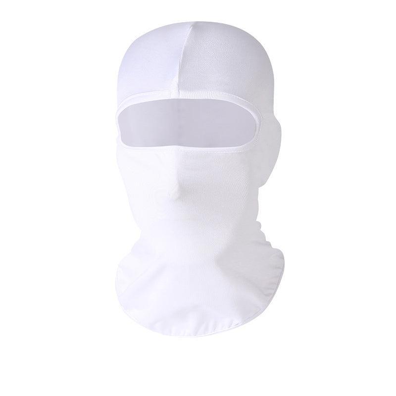 Balaclava Face Mask Uv Protection For Men Women Ski Motorcycle Running Riding - White