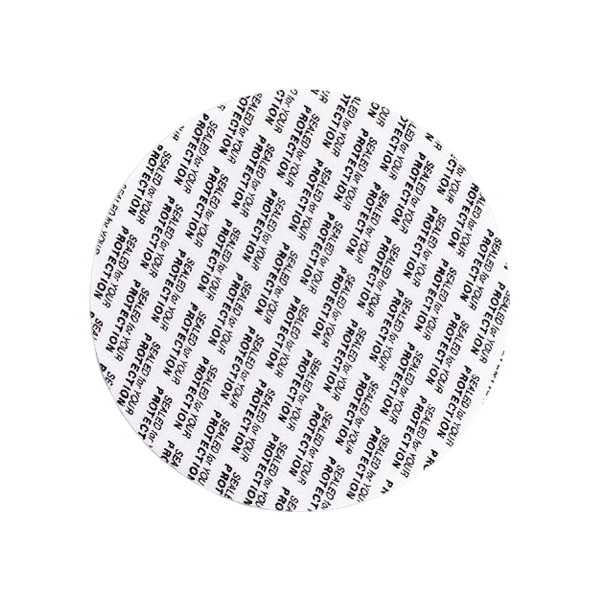 200pcs Pressure Sensitive Gasket Self Adhesive Bottle Cap Sealing Liner for Jars - 4.5cm