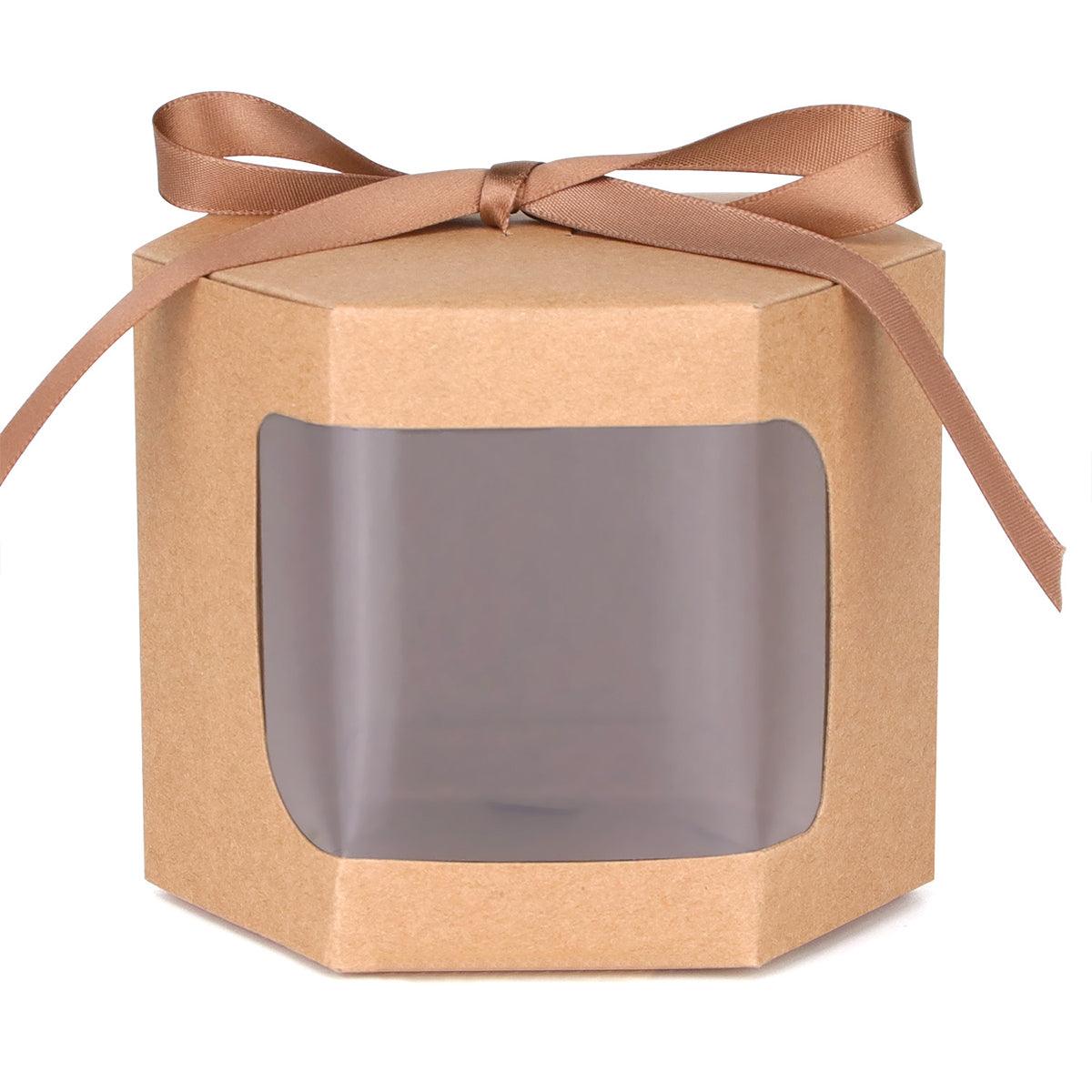 20PCS Small Gift Box Candy Storage Box Party Favor Treat Packaging Recyclable - Kraft-S