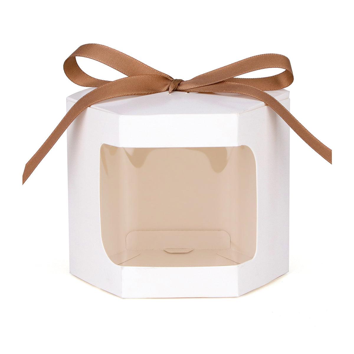 20PCS Small Gift Box Candy Storage Box Party Favor Treat Packaging Recyclable - White-S