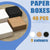 40x Paper Wedding Favour Boxes Party Favour Cookie Candy Soap Bomboniere boxes - White