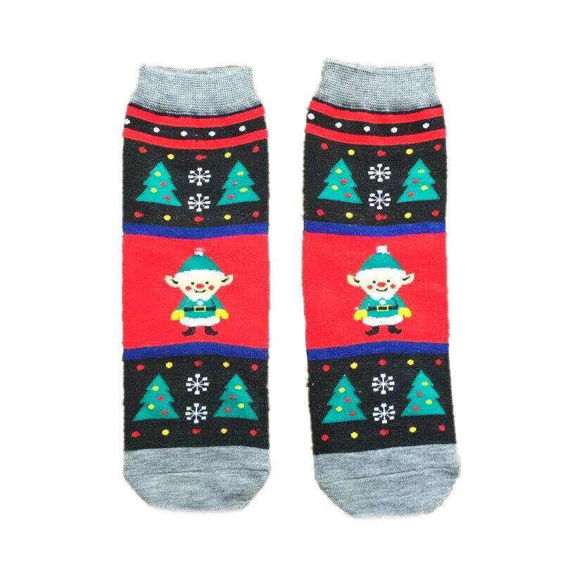 Christmas Socks Santa Reindeer Snowman Pattern Xmas Party Gift Stockings - Snowman