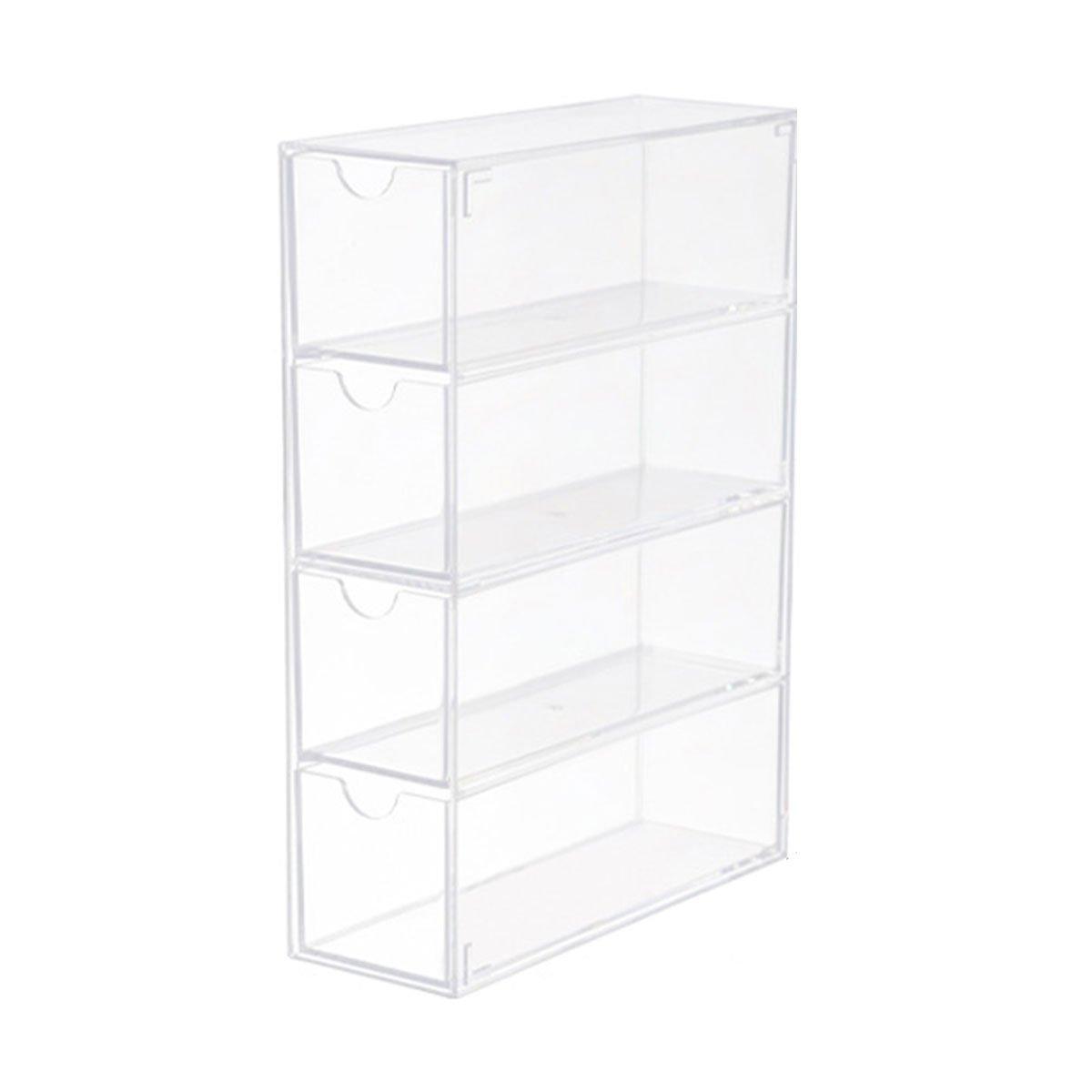 Stackable Acrylic Glasses Sunglasses Display Box Four Layer Drawer Storage