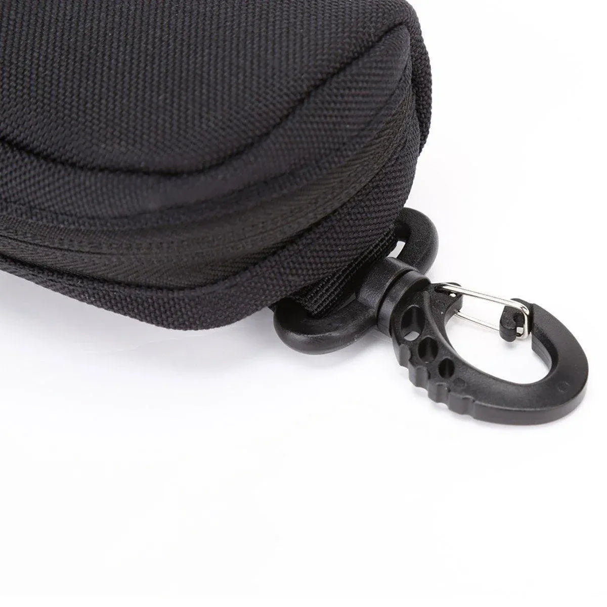 2-Piece Black Zipped Eyewear Case Set