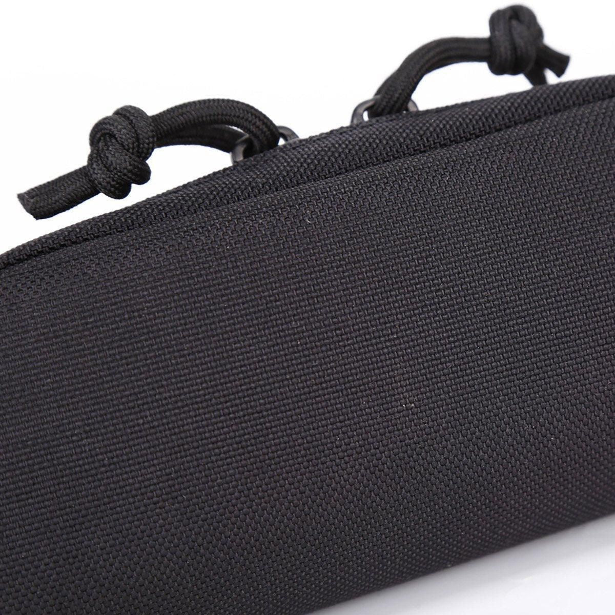 2-Piece Black Zipped Eyewear Case Set