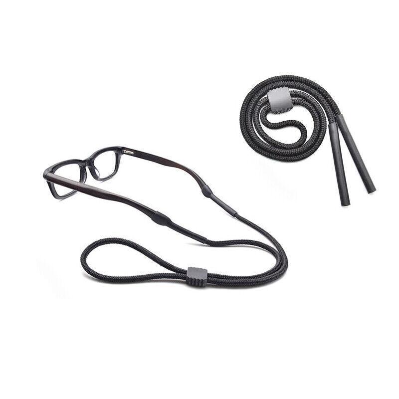 Glasses Lanyard Sports Comfortable Nylon Adjustable Spectacles Neck Strap Cord - Brown
