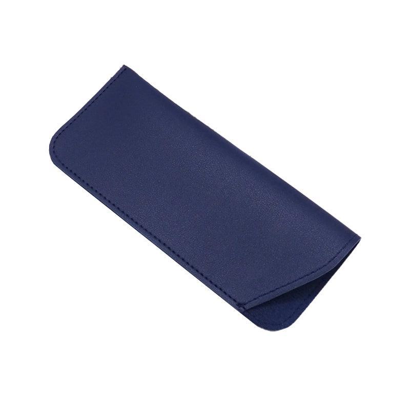 Pu Leather Eyeglass Sunglasses Reading Glasses Case Soft Pouch Bag Pocket - Pink