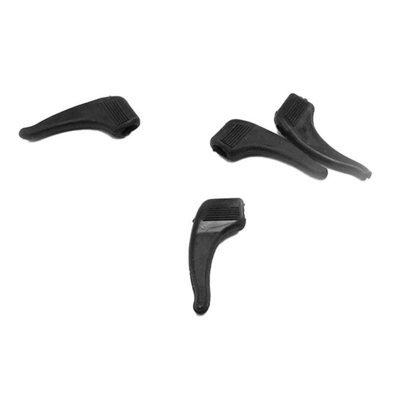 Anti-Slip Tip Ear Grip Silicone Hook Glasses Spectacle Holder Sports Temple Au - Black