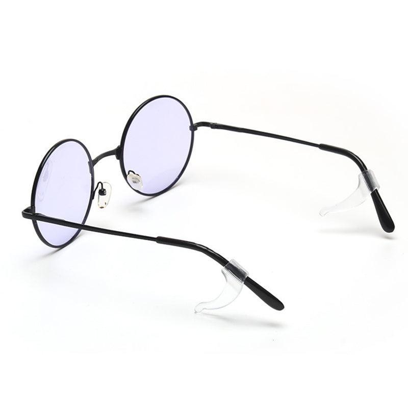 Anti-Slip Tip Ear Grip Silicone Hook Glasses Spectacle Holder Sports Temple Au - Clear