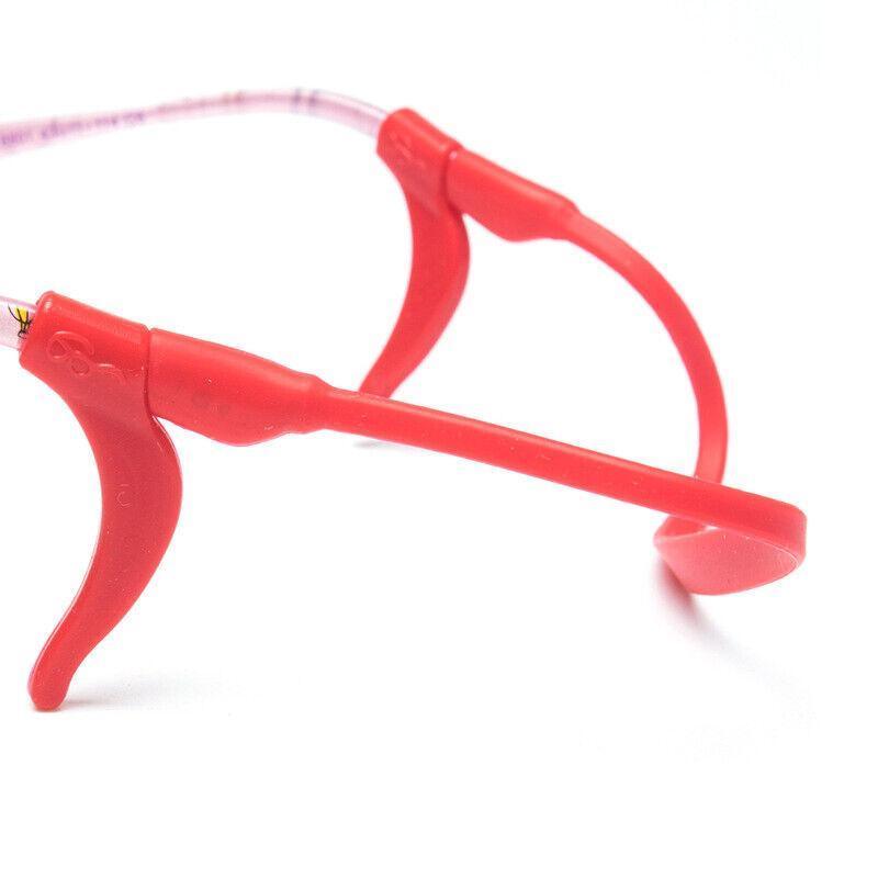 Silicone Glasses Strap and Ear Grip Set Eyeglasses Holder Cord with Hooks 20cm - Blue