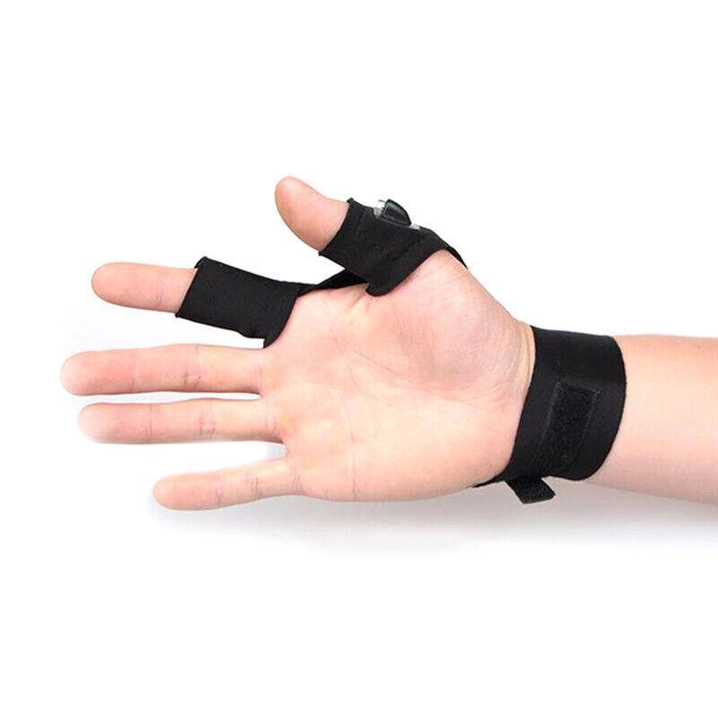 2PCS LED Light Fishing Gloves with Finger Flashlights for Outdoor Night Use