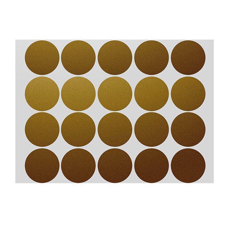 Gold Assorted Sizes Colour Sticker Dots Adhesive Round Labels Circular Spot Scrapbook - 100mm*2 Dots