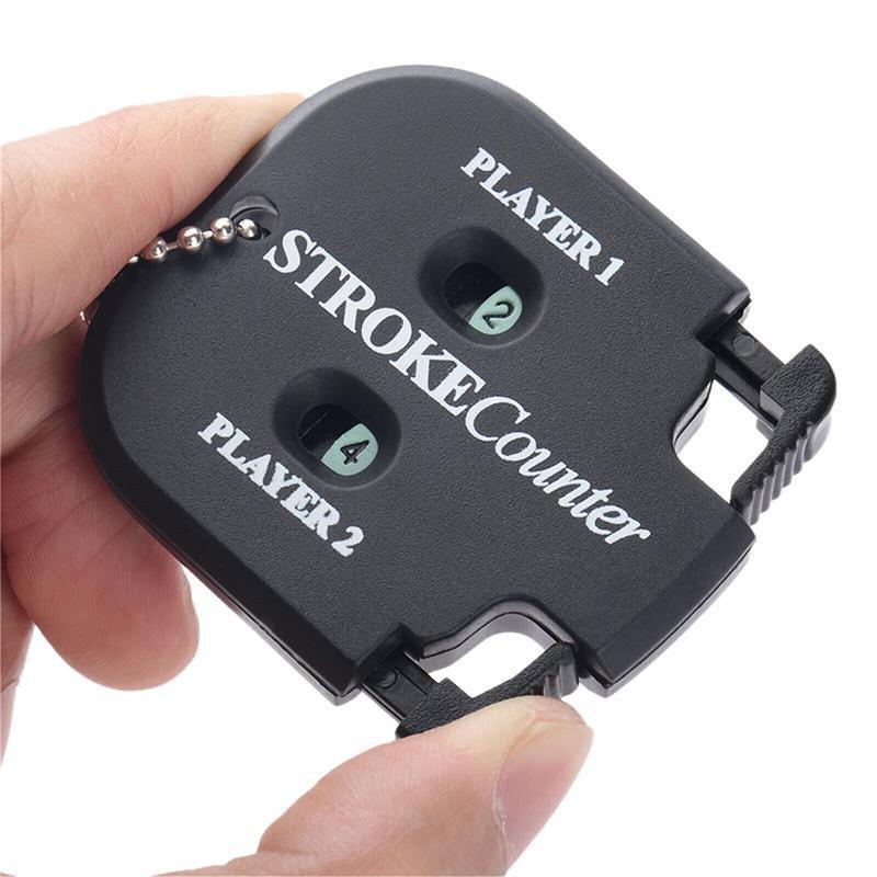 Golf Count Shot Stroke Putt Score Counter Two Digit Scoring Keeper - Black