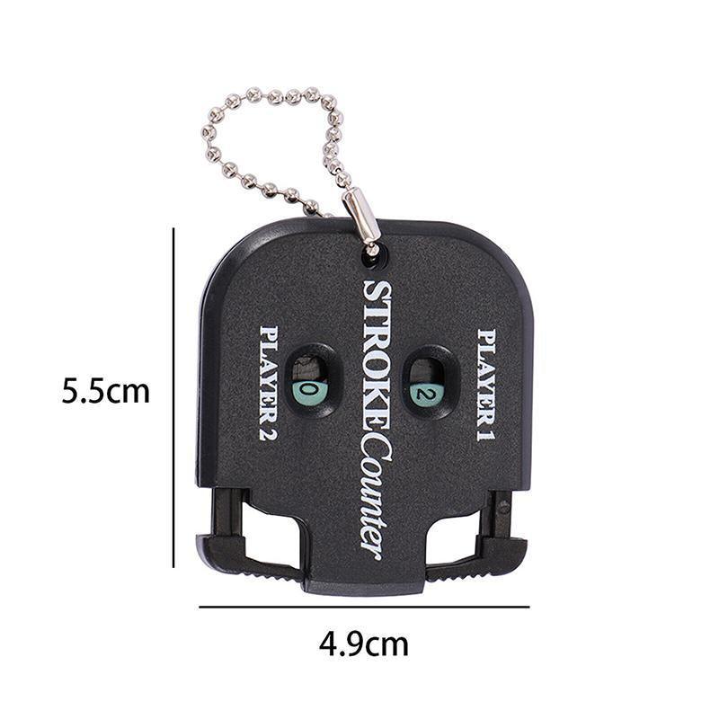 Golf Count Shot Stroke Putt Score Counter Two Digit Scoring Keeper - Black