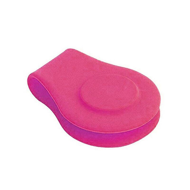 1Pc Silicone Golf Hat Clip Ball Marker Holder with Secure Attachment Design - Pink