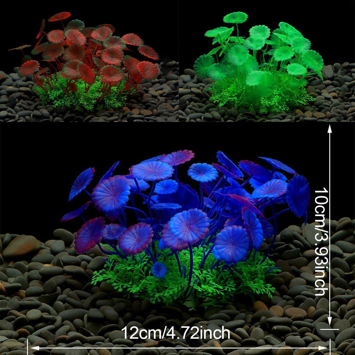 Artificial Water Grass Fish Tank Decoration Aquarium Landscape Simulation Plants - 01-3PCS