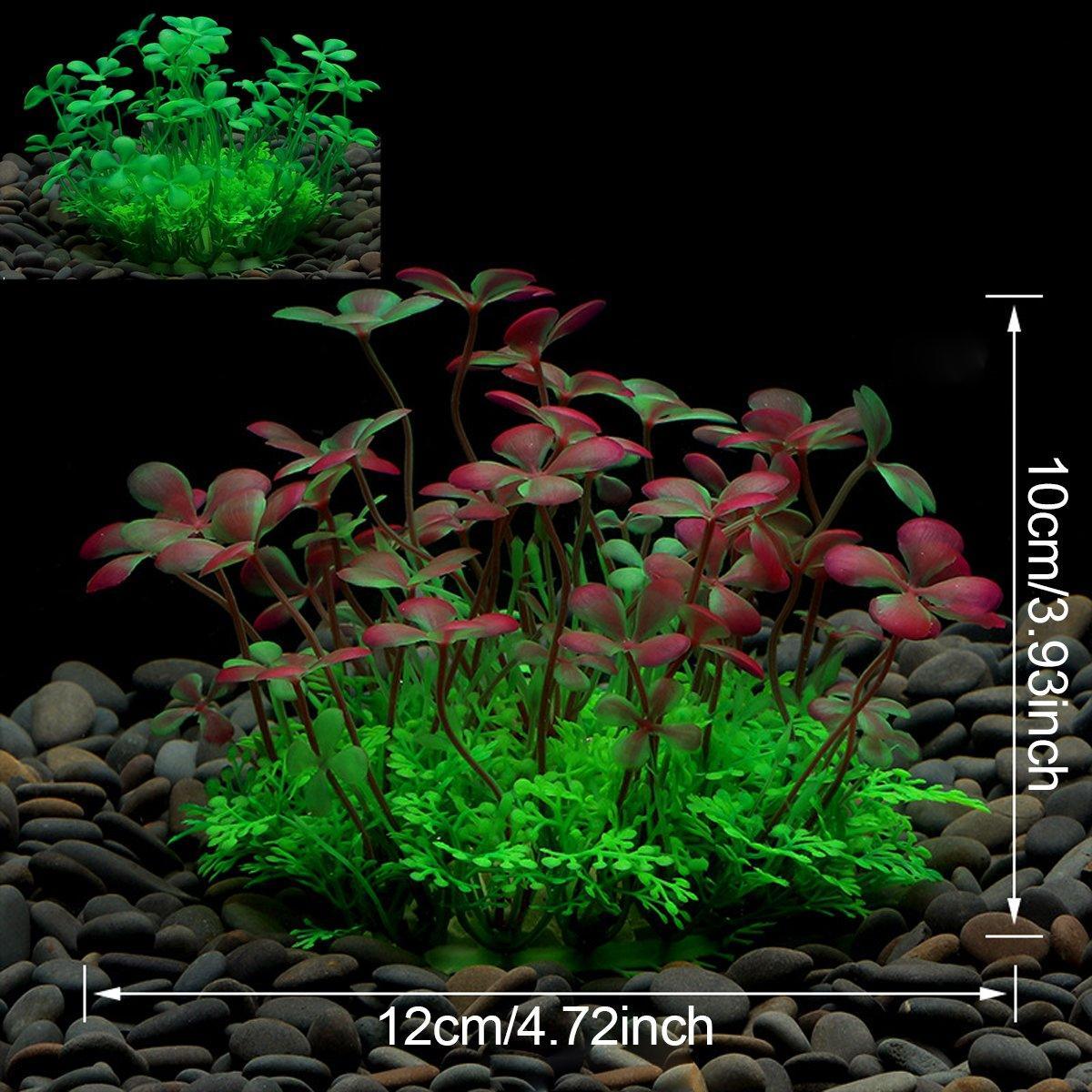 Artificial Water Grass Fish Tank Decoration Aquarium Landscape Simulation Plants - 05-3PCS