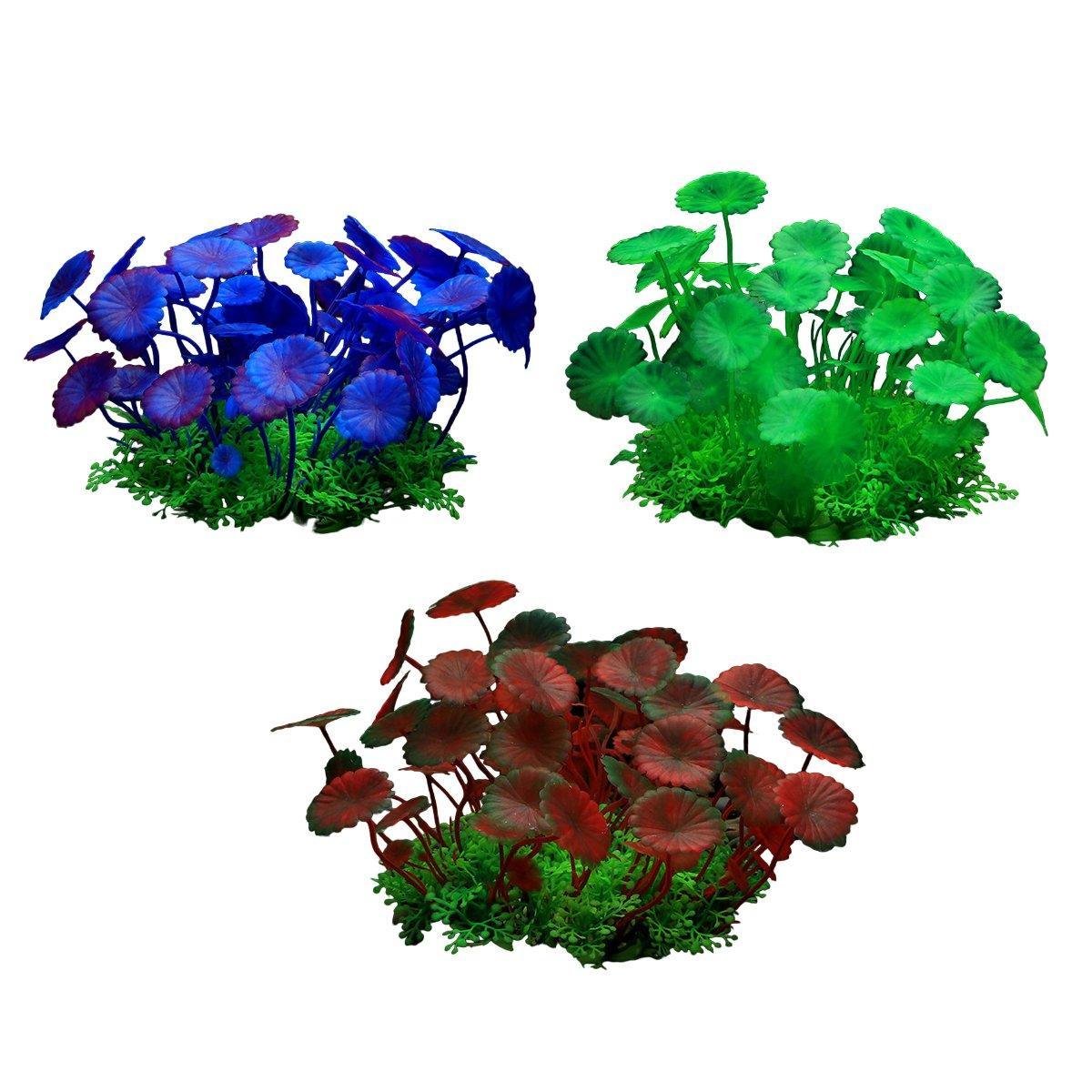 Artificial Water Grass Fish Tank Decoration Aquarium Landscape Simulation Plants - 05-3PCS