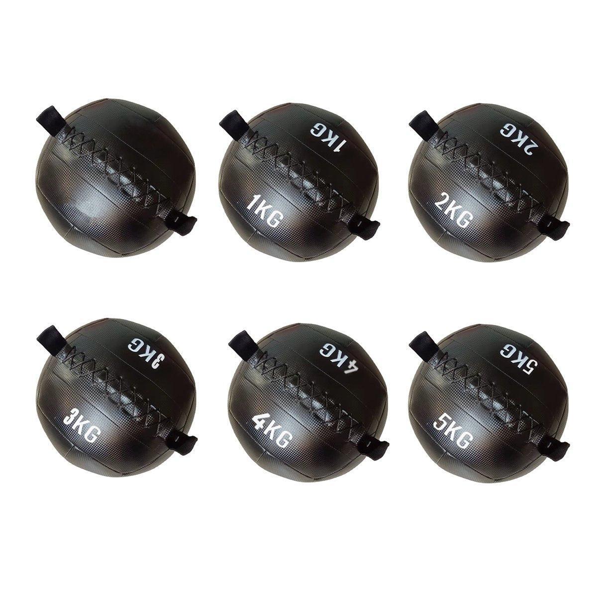 Non-Elastic Soft Squat Wall Ball for Solid Gravity and Balance Training Workouts - 5kg