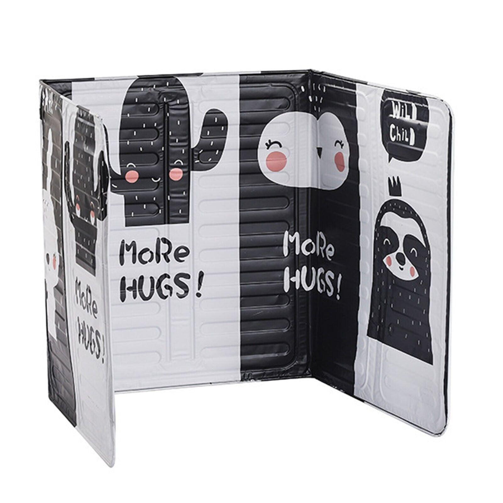 Kitchen Oil Splash Guard Wall Foil Protector Stove Cover Removable Baffle Screen - Grey Rabbit