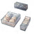 Foldable Drawer Organizer Divider Bra Sock Underwear Storage Closet Wardrobe - Grey Set of 3 Different Sizes