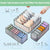 Foldable Drawer Organizer Divider Bra Sock Underwear Storage Closet Wardrobe - Grey with 7 Boxes