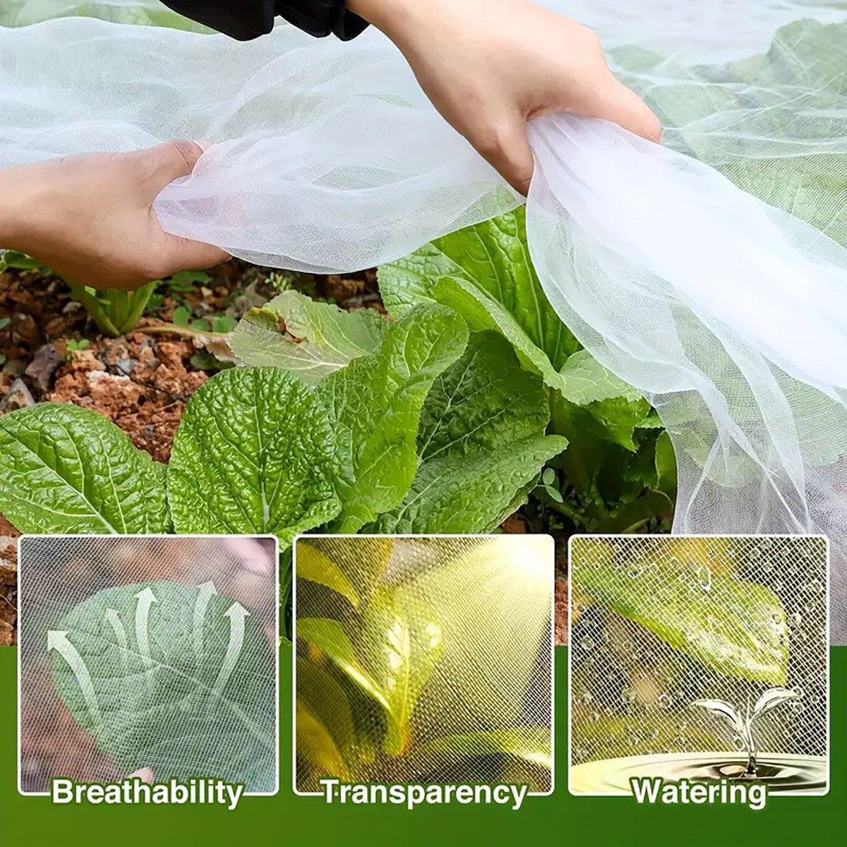 Agricultural Insect-proof Greenhouse Net for Fruit Vegetable Plant Protection - 250CMx5M