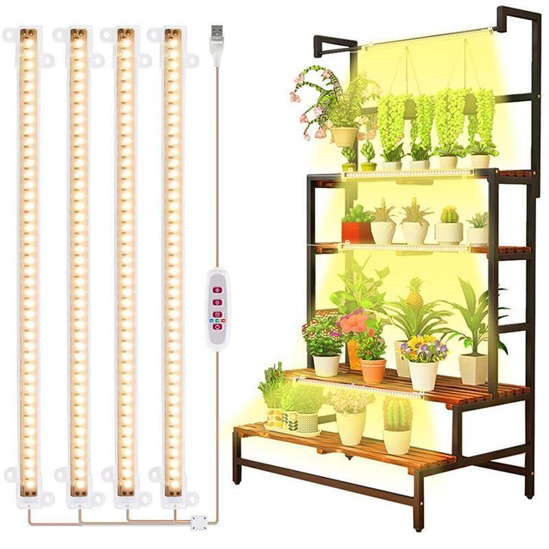 Led Grow Light Tube Strip Full Spectrum Lamp For Indoor Plant Flower Veg Growing