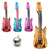 Guitar Foil Balloon Air Fill Rock and Roll Music Party Wedding Birthday Decoration - Rose Red
