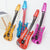 Guitar Foil Balloon Air Fill Rock and Roll Music Party Wedding Birthday Decoration - Red