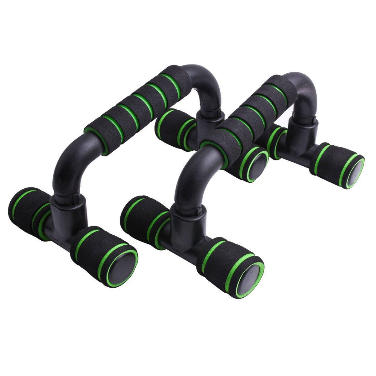H Shaped Push Up Bars Home Fitness Equipment for Chest Arm Shoulder Training - Orange