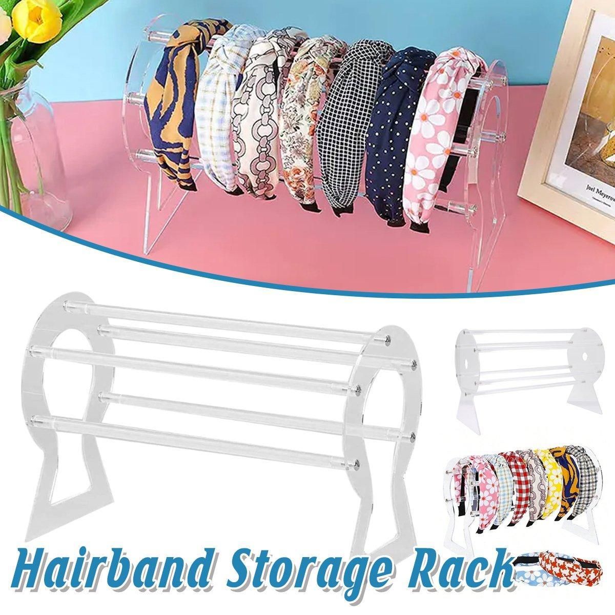 Clear Acrylic Headband Storage Stand