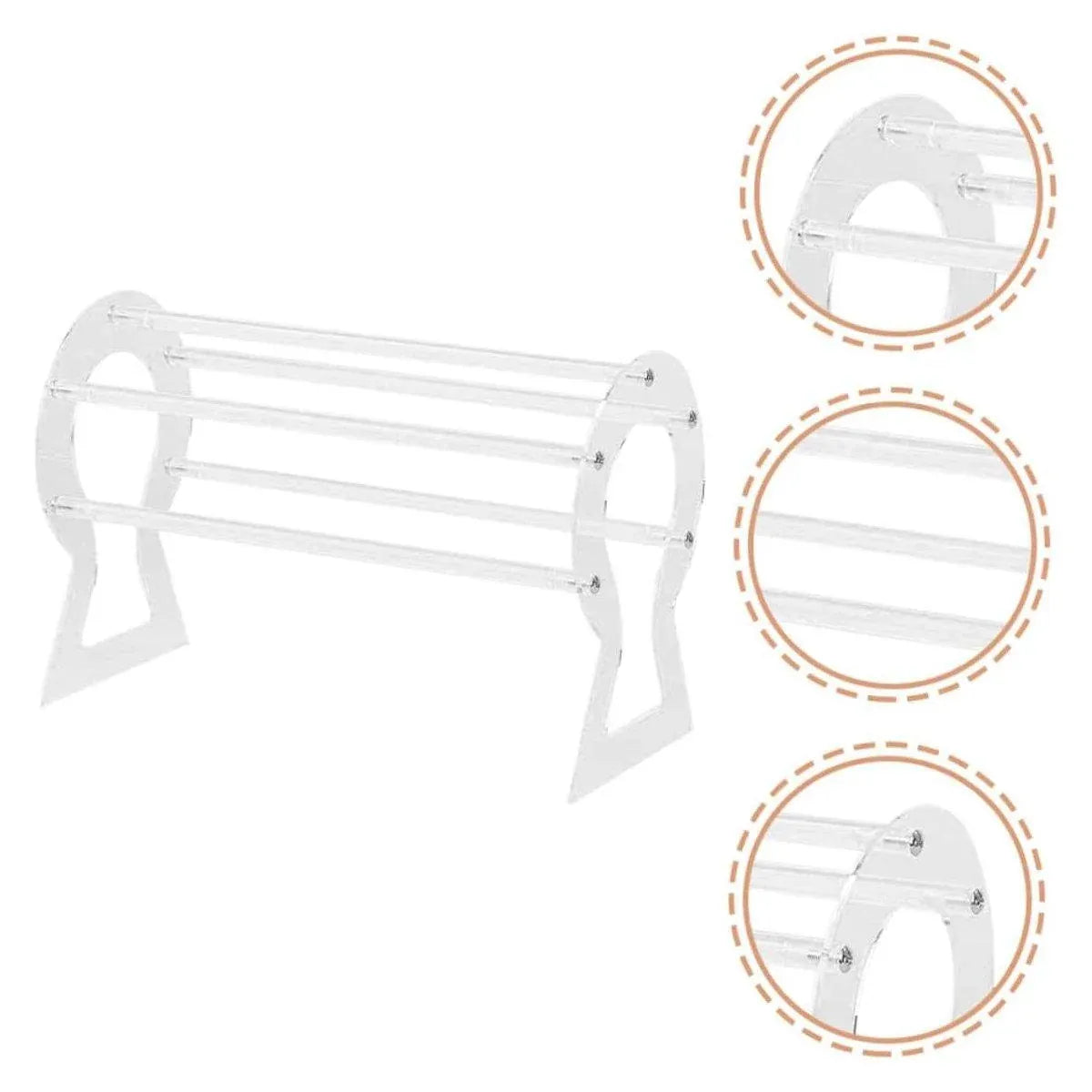 Clear Acrylic Headband Storage Stand