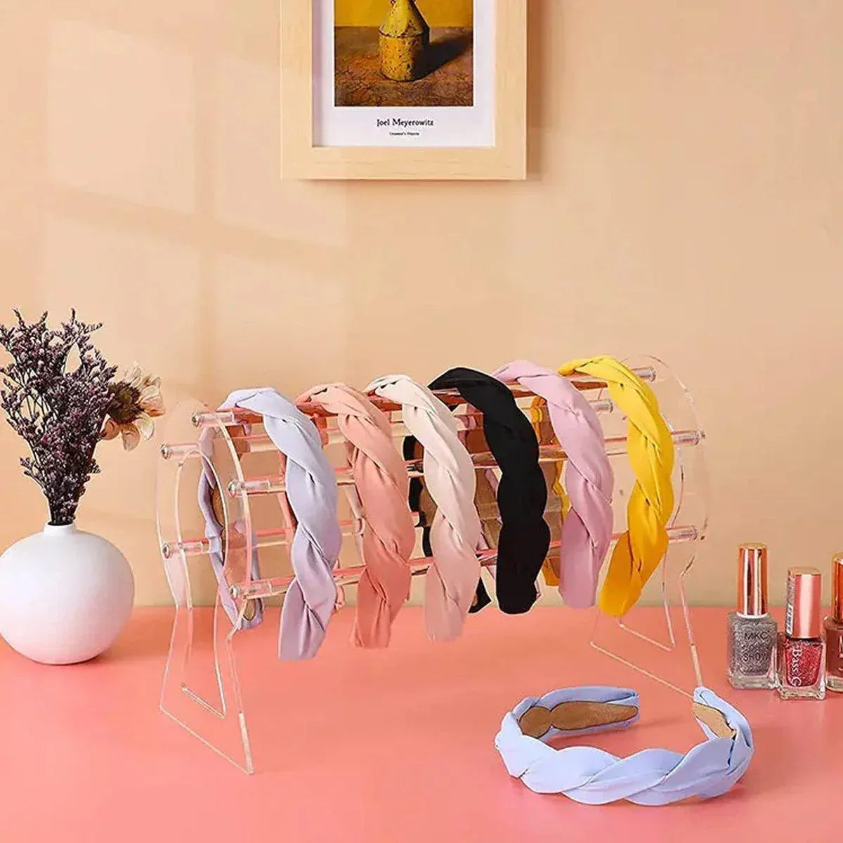 Clear Acrylic Headband Storage Stand
