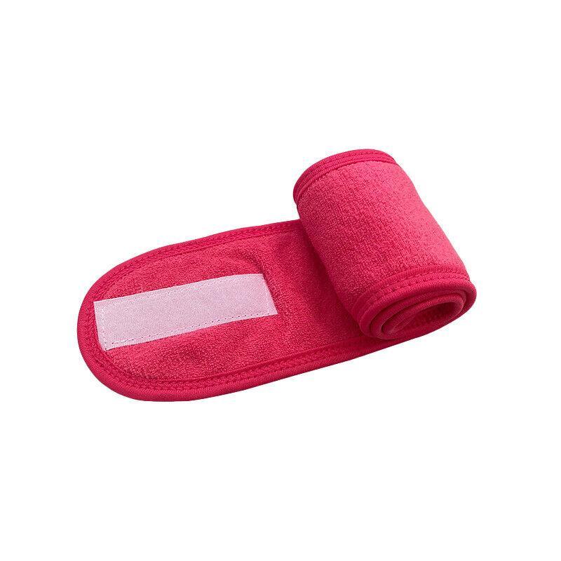 8-Colours Wrap Head Band Hairband Hair Band Adjustable Facial Make Up Face Wash Au - Black